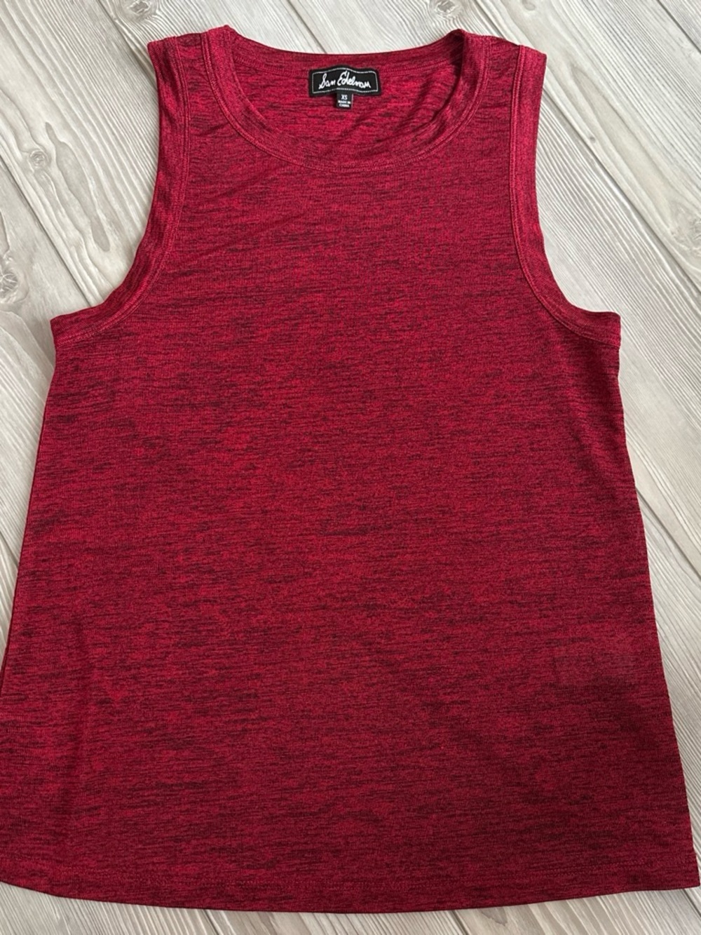 Sam Edelman Red Heather Tank Top